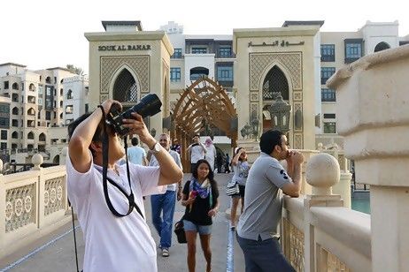 tourists UAE